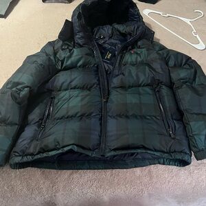 One Ralph Lauren Tartan down jacket